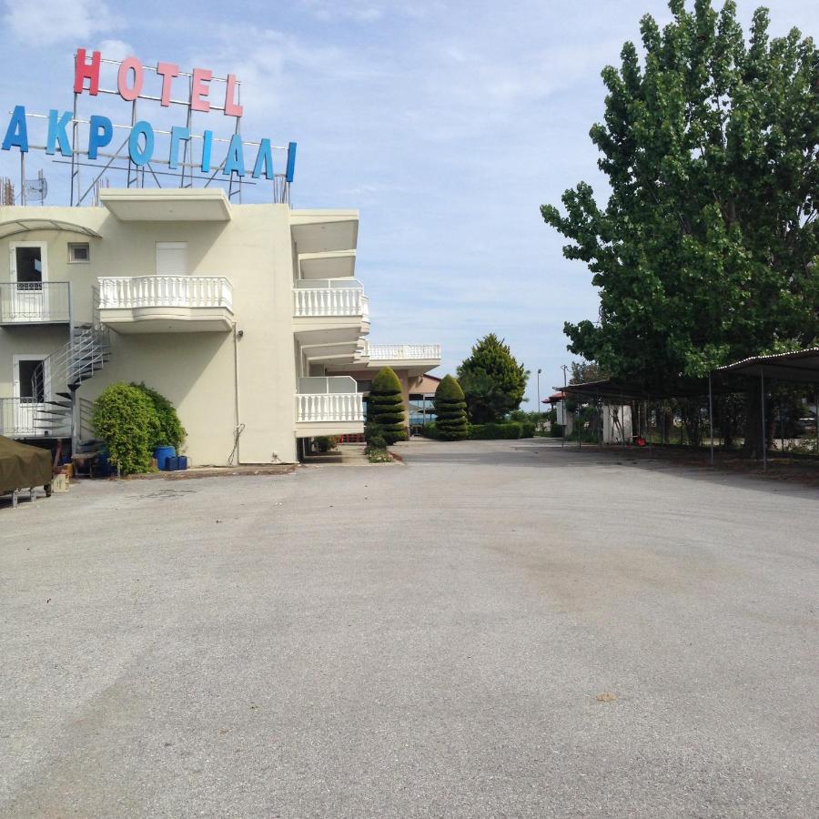Hotel Akrogiali Korinós Esterno foto